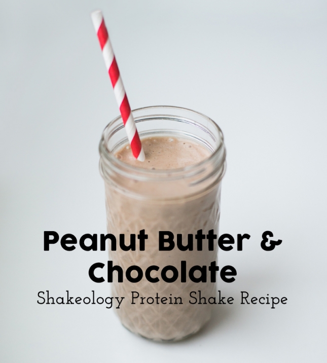 Peanut Butter and Chocolate Shakeology Recipe